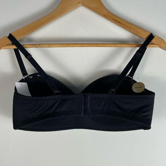 Wacoal 854372 Black Staying Power Strapless Bra Convertible Wire Free Sz 34D NEW - Picture 8 of 16